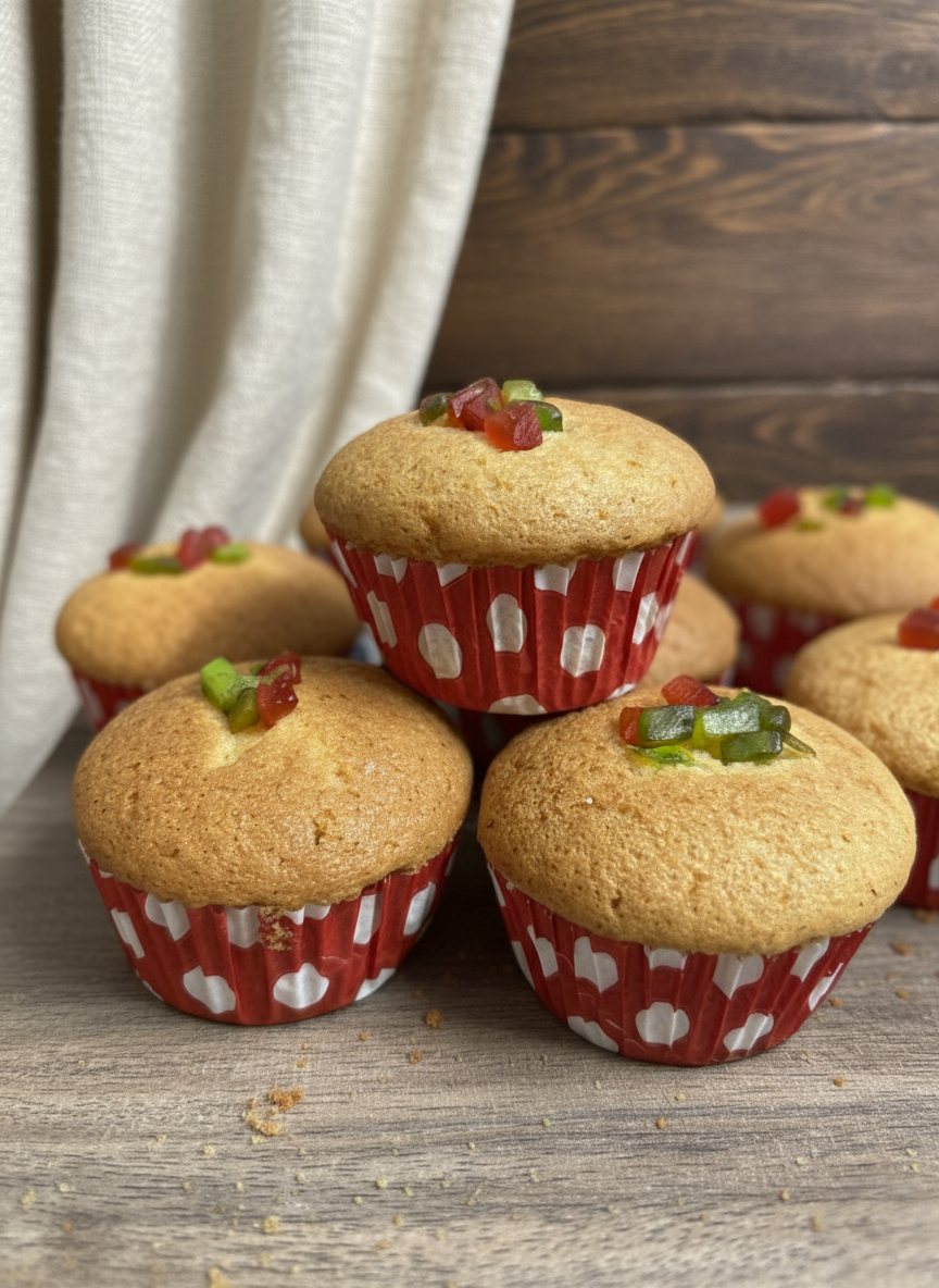 Classic vanilla cupcakes with soft texture and smooth baked top